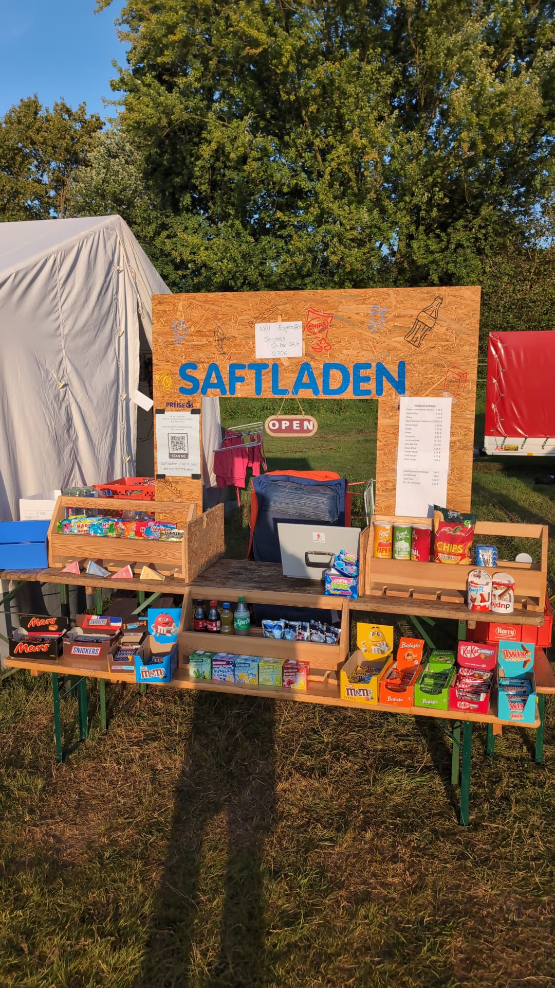 Auch in diesem Jahr wieder geöffnet: Der Zeltlagerkiosk Auch in diesem Jahr wieder geöffnet: Der Zeltlagerkiosk